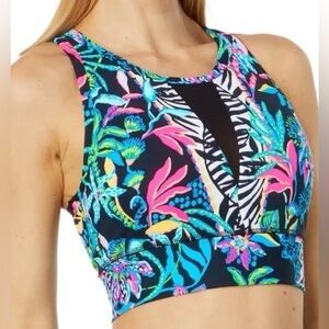 Lilly Pulitzer Luxletic Somerset Sports Bra, size LARGE